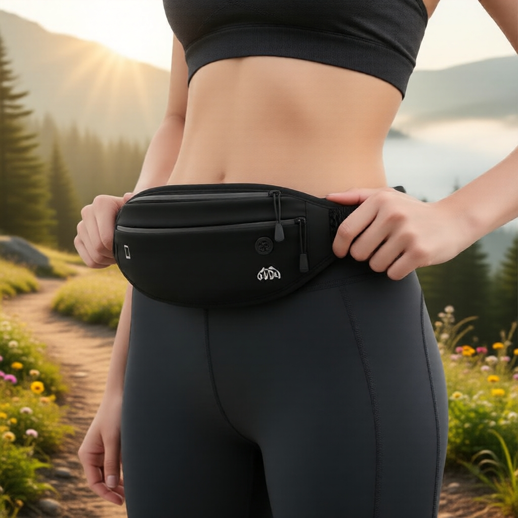 Cinto de Hidratação para Esportes, Bolsa de Cintura para Corrida e Fitness ao Ar Livre