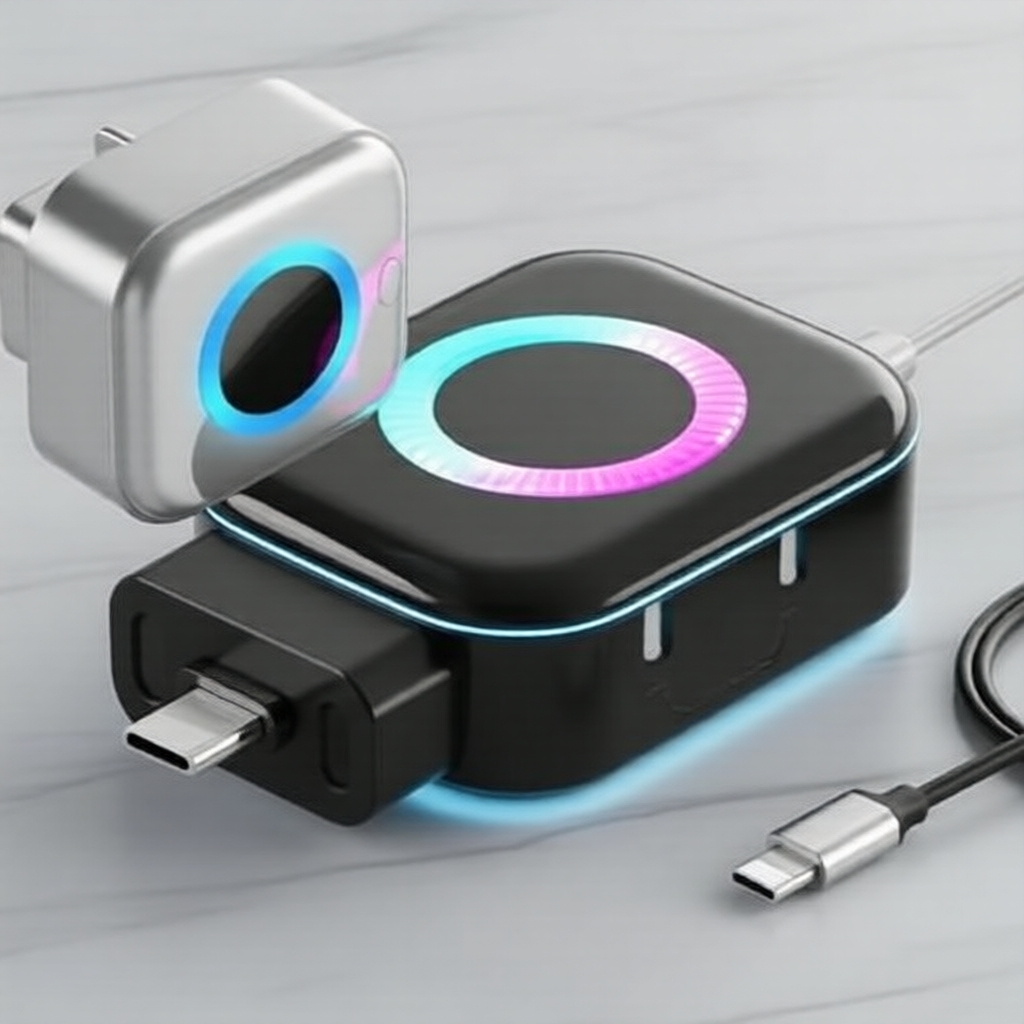 Adaptador Carregador Rápido Smart Auto-Cutoff 140W Tipo-C para Segurança da Bateria