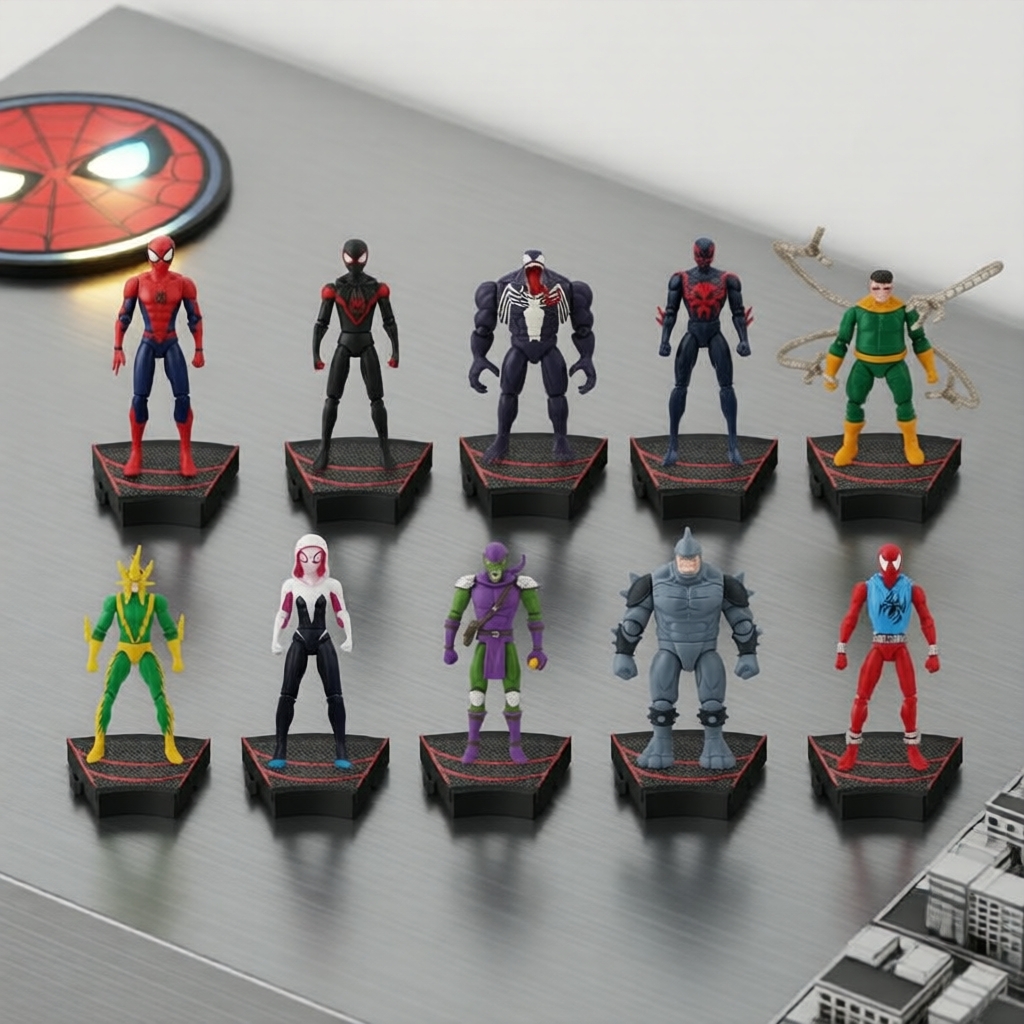 Colecionáveis de Ação Figurativa de Role-Play do Homem-Aranha Venom Oficialmente