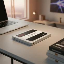 Sonâmbulo 256GB SSD SATA III 2,5 Disco Rígido Interno para Laptop/PC/Desktop, Armazenamento Ultrarrápido