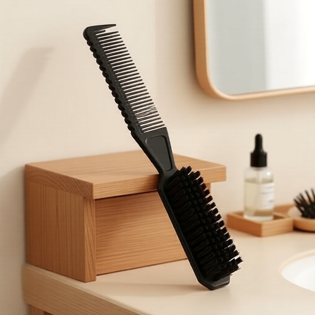 Escova Premium Multifuncional para Cuidados Masculinos, Barba e Penteado