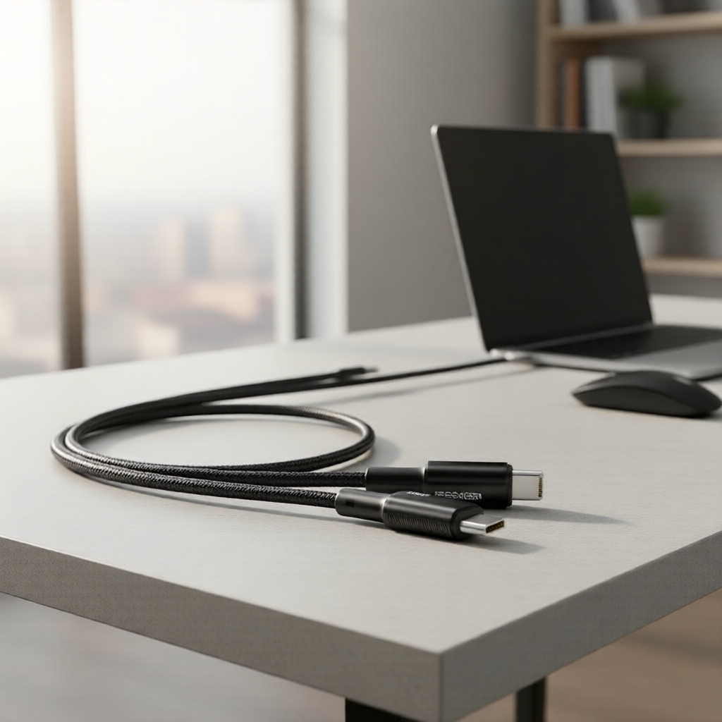 Essager 100W 5A Cabo USB-C de Carregamento, Entrega de Energia, USB 2.0 480Mbps, para MacBook, Samsung, Xiaomi, iPhone
