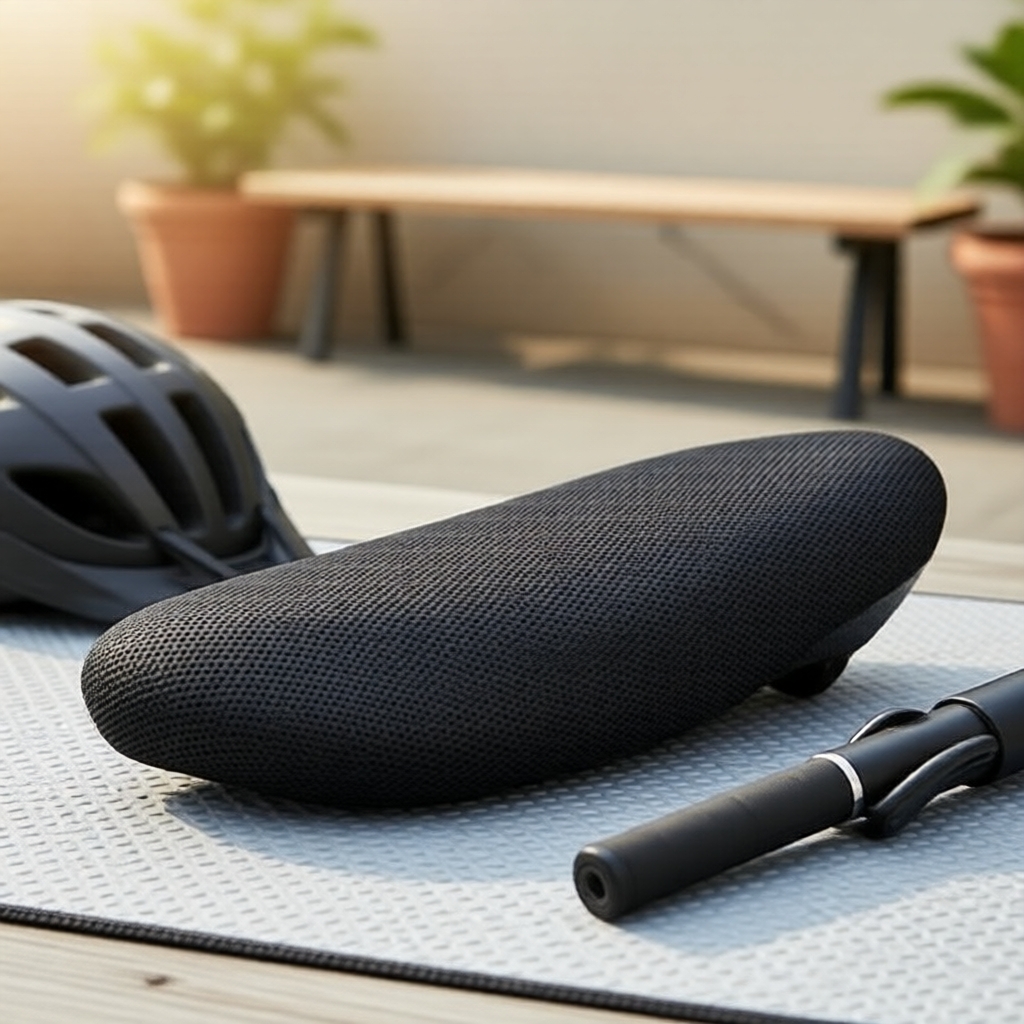 Capa Protetora Antiderrapante 3D de Malha Respirável e Impermeável para Assentos de Motos e Scooters