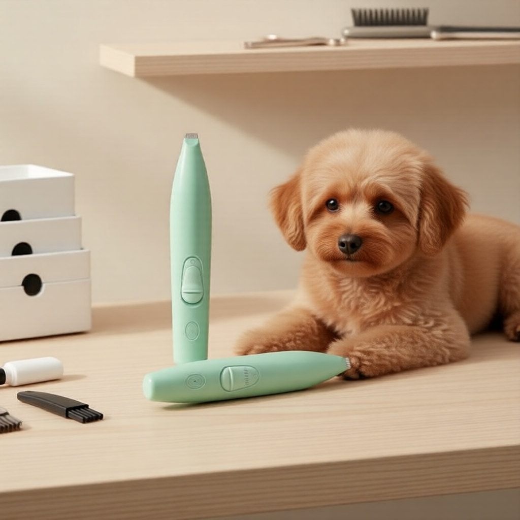Aparador de pelos de patas sem fio recarregável para cães e gatos - máquina de tosa elétrica para orelhas e raças
