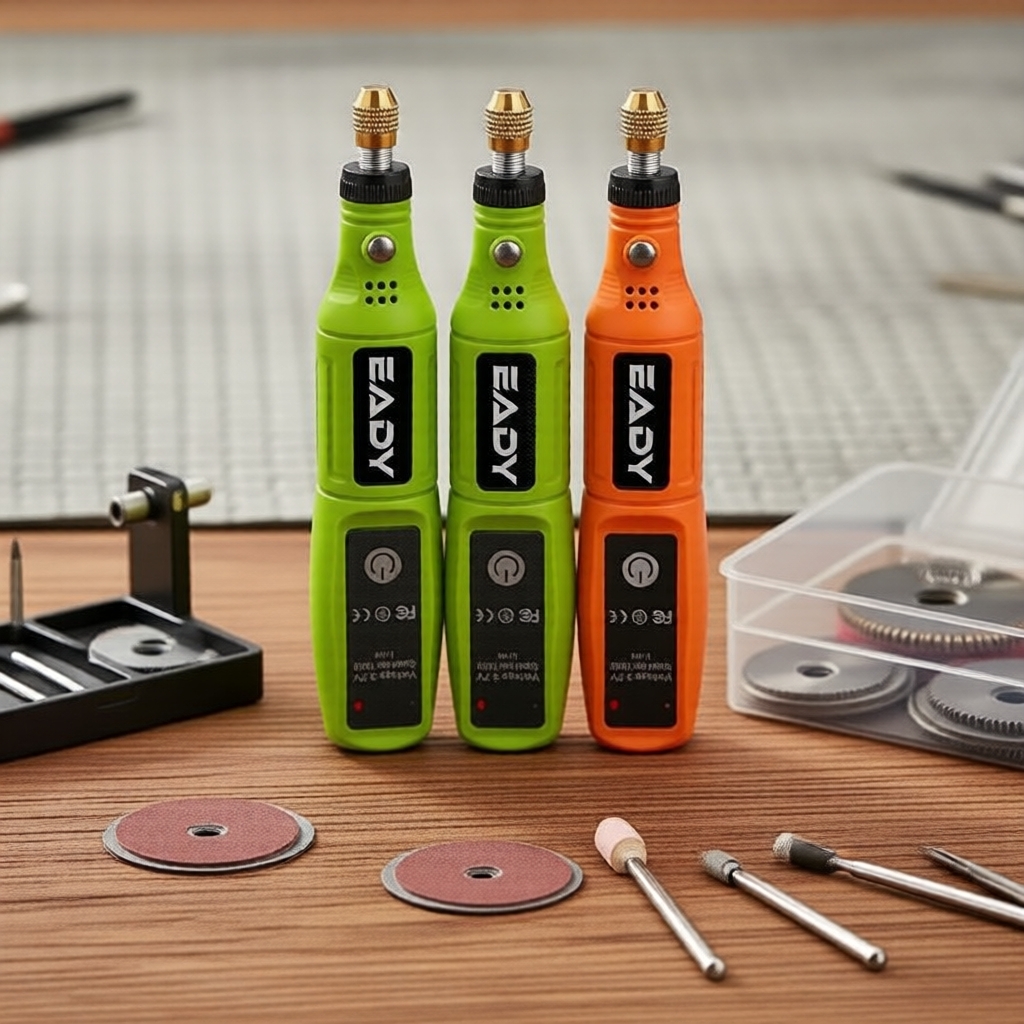 Kit de Ferramentas Rotativas Sem Fio One Piece 16000 RPM, Mini Furadeira Elétrica para Chaveiros DIY, Gravação,
