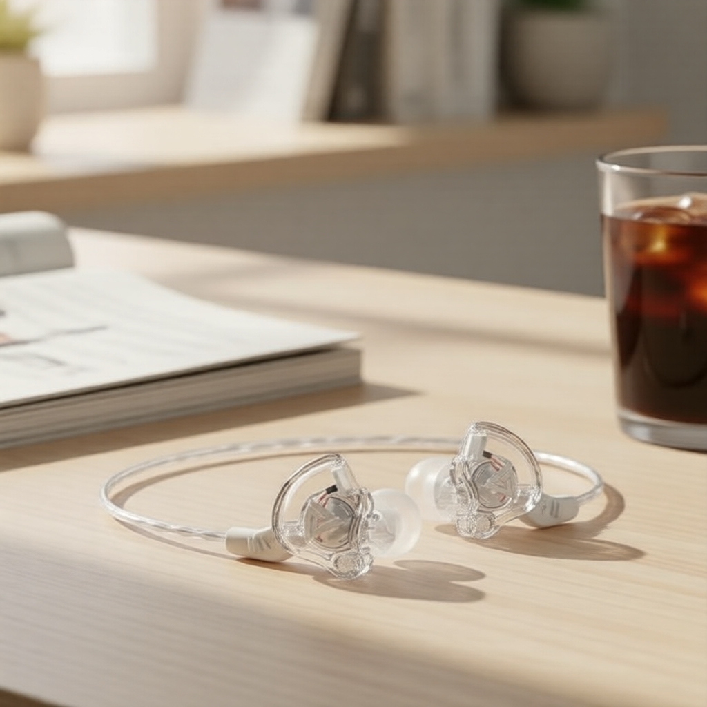 QKZ AK6 Fones de Ouvido Intra-Auriculares com Fio, Graves Dinâmicos para Monitoramento, Microfone, ASMR Ergonômico,