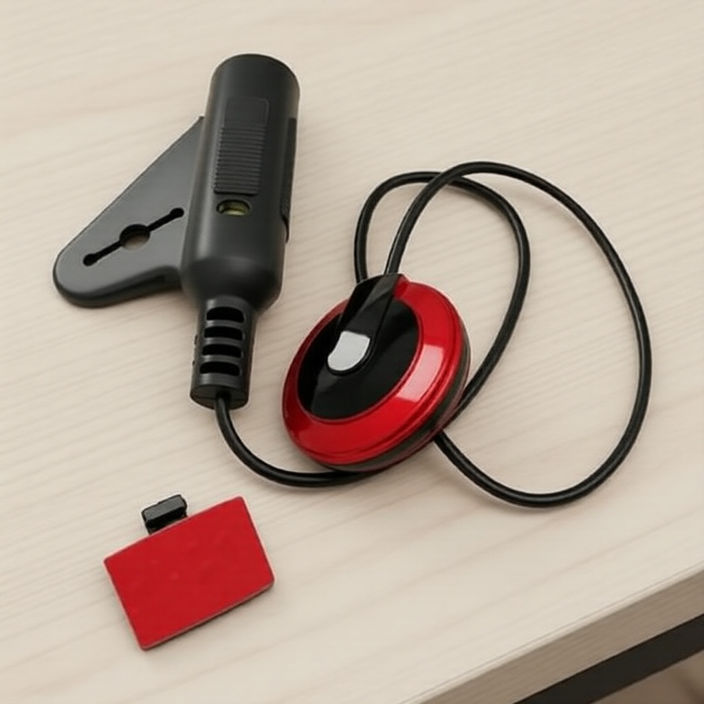 Miwayer Pro Microfone Piezo de Contato – Captação com grampo rápido, resistente, plástico/metal para instrumentos