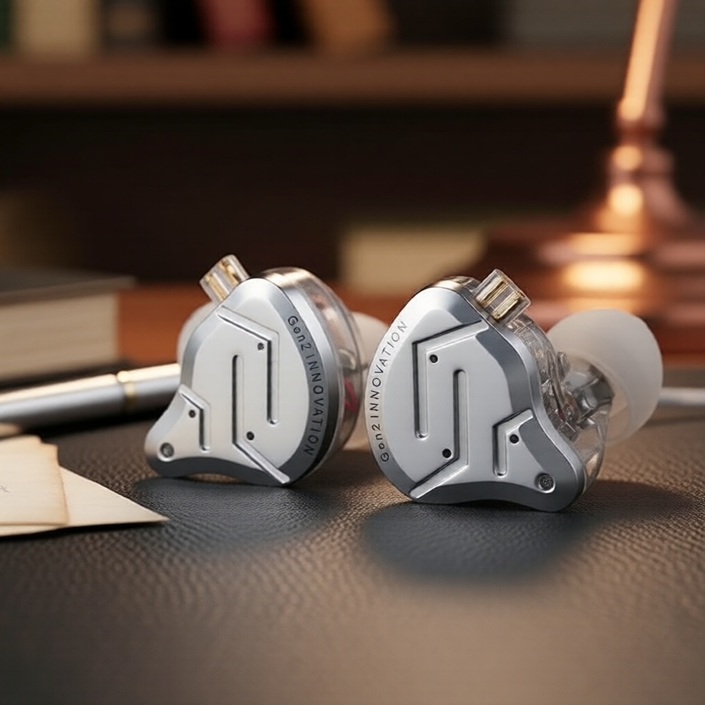 KZ Zsn Pro 2 Fone de Ouvido Intra-Auricular 1DD 1BA HiFi Estéreo com Graves Conector 2 Pinos para Monitoramento