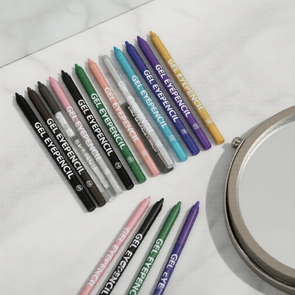 Lápis Delineador e Sombra Dragon Ranee à Prova d'Água, Resistente a Borrões, Gel para Iniciantes – Ultrafino