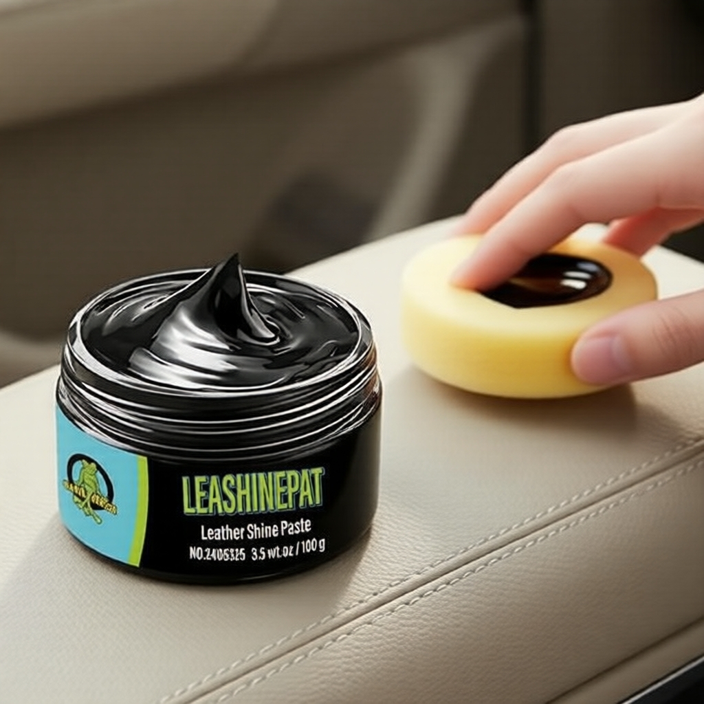 Pasta Restauradora para Interior Preto para Carro, Ideal para Plásticos e Couro