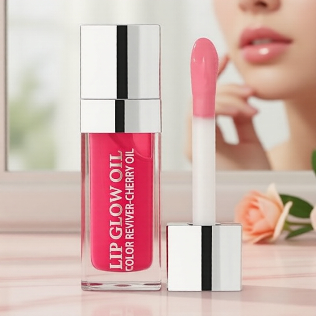 Óleo Labial Young Vision Mel: Realça e Hidrata com Brilho de Vidro, Toque Macio e Radiância Natural – Maquiagem Oficial