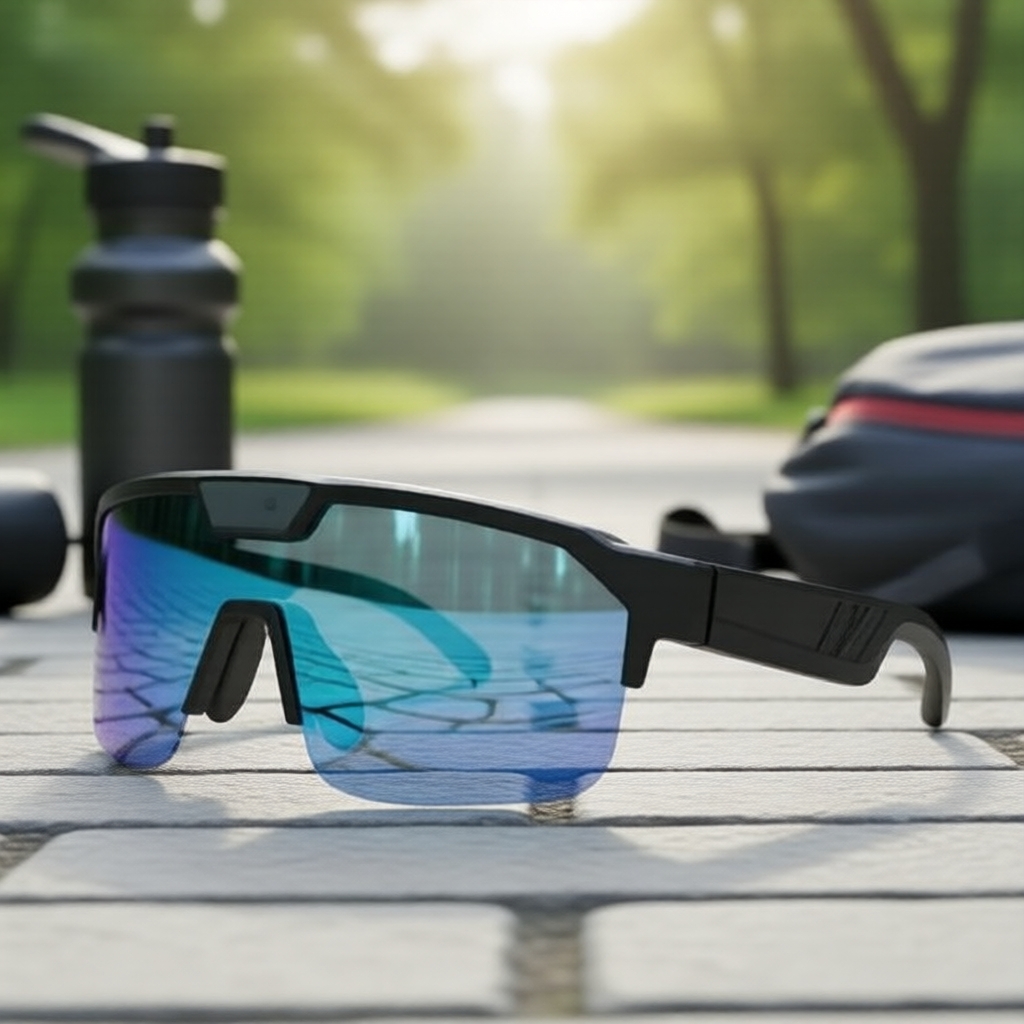 Zeblaze AI Sports Smart Glasses: câmera 800W, fotos e vídeos em 1080P HD, tradução em tempo real, chamadas e mensagens