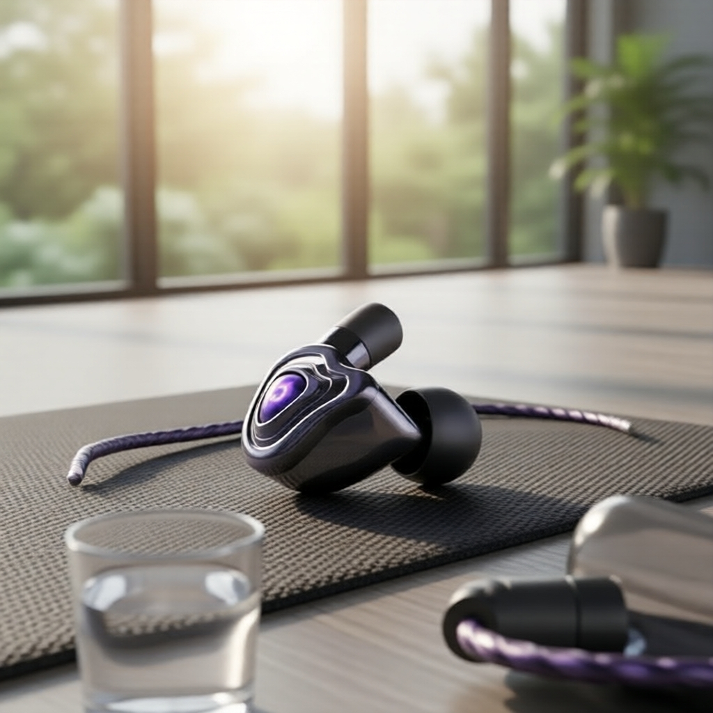 SPRISE Fones de ouvido com fio 9D para jogos e celulares, conectores 3,5 mm e Tipo C, intra-auriculares com cancelamento