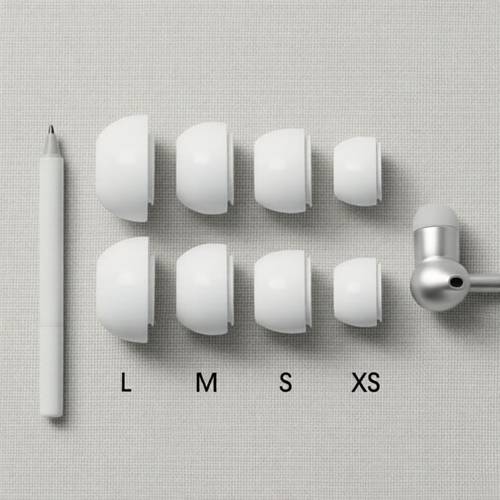 Pontas de Silicone para AirPods Pro 1 2, Macias e Antiderrapantes, Fones de Ouvi