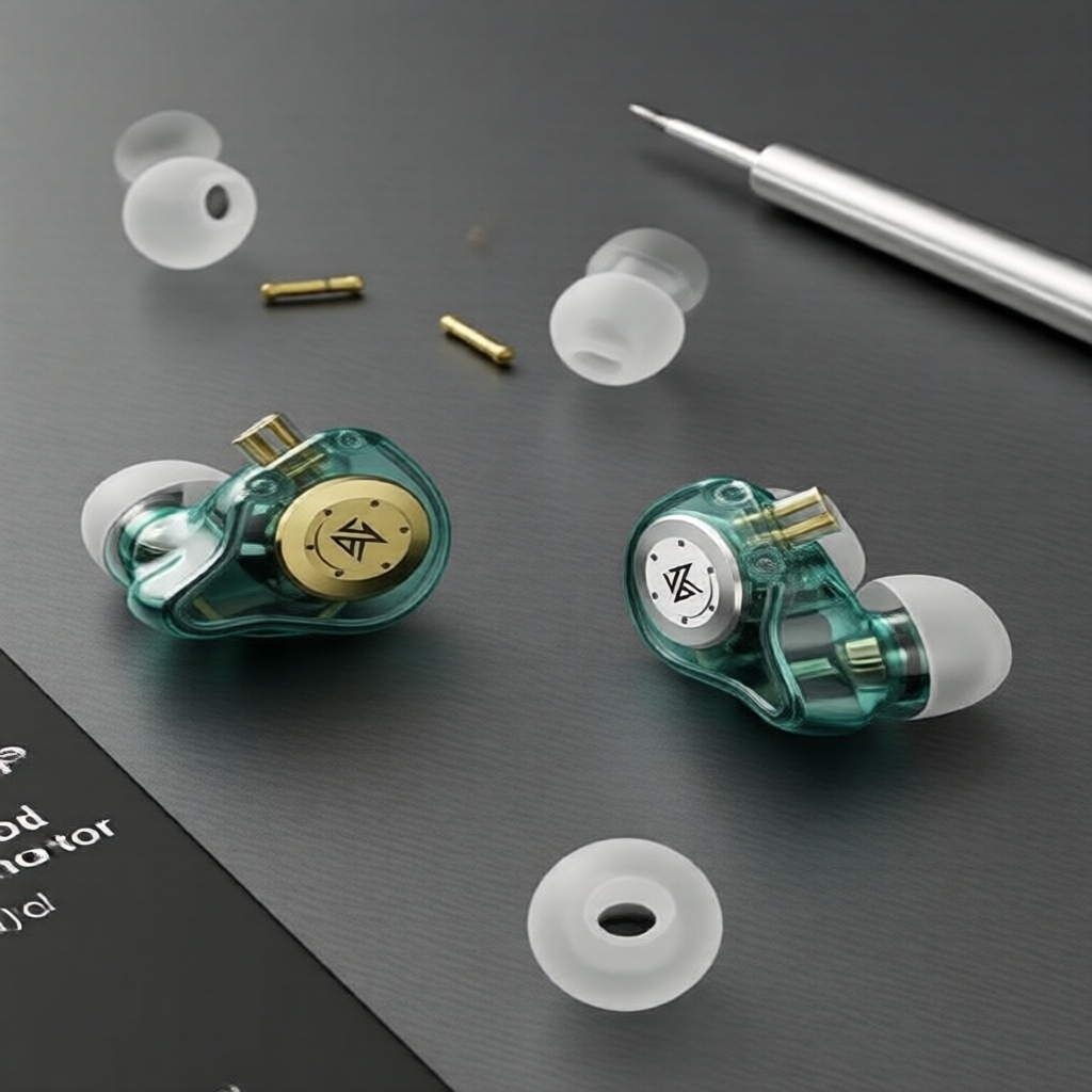 KZ EDX PRO Fones de Ouvido Intra-Auriculares Dinâmicos HiFi DJ, Fones de Ouvido Esportivos com Cancelamento de Ruído