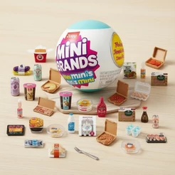 Mini Brands Fill The Fridge Minis Série 1 da ZURU, Miniaturas Colecionáveis Surpreendentes, Pacote de Colecionador