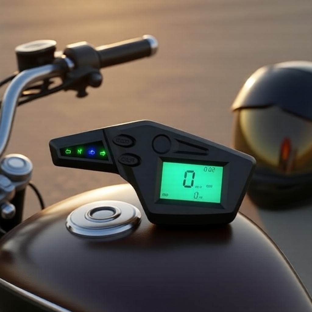 Velocímetro LCD de 7 Cores para Motocicleta para Yamaha XT 660/XT250