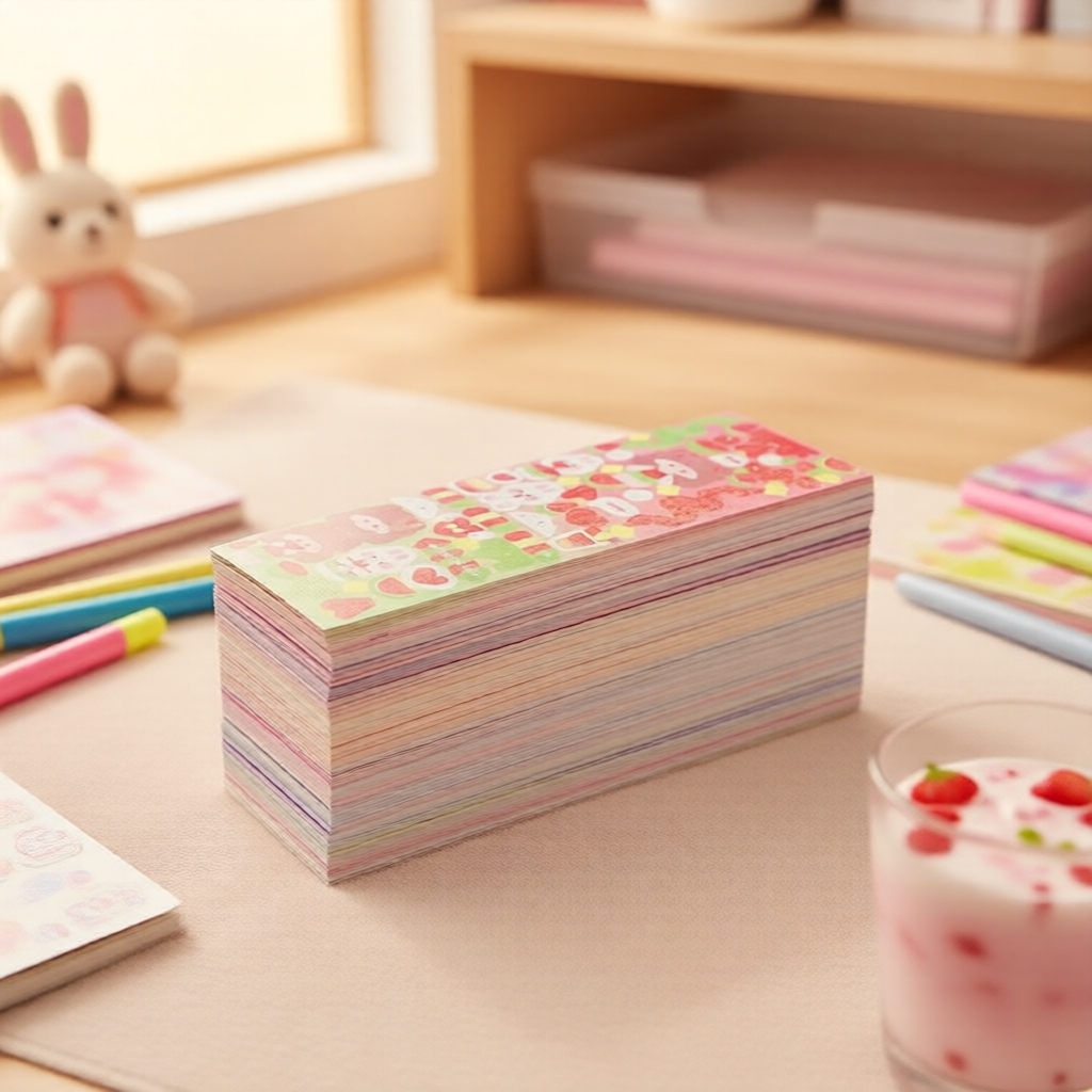 Pacote de Adesivos Brilhantes e Fofos de Anime 50/100/200 unidades – À Prova D’Água, Ideal para DIY, Jornais e Materiais