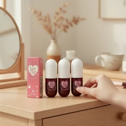 Batom Brilho Dragon Ranee Mirror Gloss Love Tint: Alto Brilho, Longa Duração, À Prova D'Água e Nutritivo para Primavera