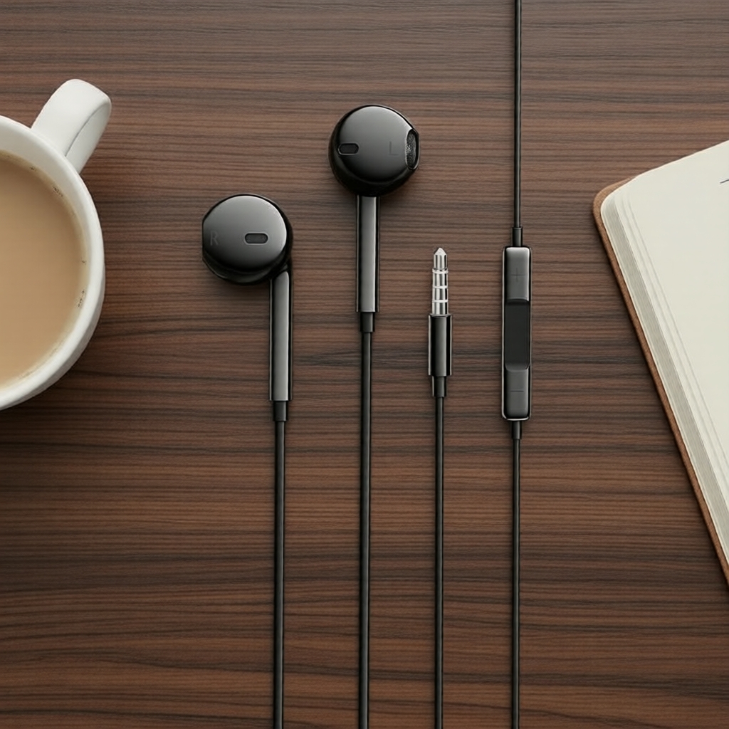 Fone de Ouvido Esser S320 Estéreo com Microfone - Fones de Ouvido com Graves Profundos e Alta Fidelidade para Música e