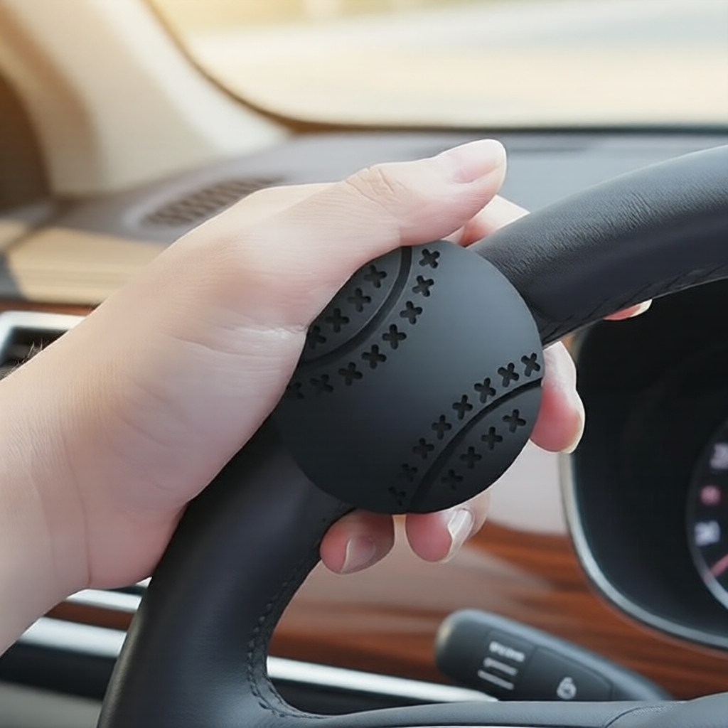 Botão giratório universal para volante de carro, manopla auxiliar para volante de caminhão