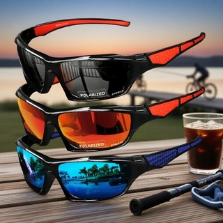 Óculos de Sol Retro Sport UV400 Antirreflexo para Pesca, Ciclismo, Caminhada, Corrida e D…