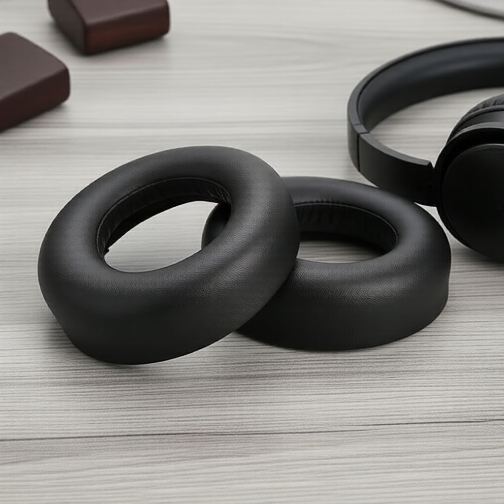 Almofadas de Ouvido de Substituição para Sony PS5 Pulse 3D Fone de Ouvido Sem Fio Peças de Reparo PU Esponja Macia Pro X