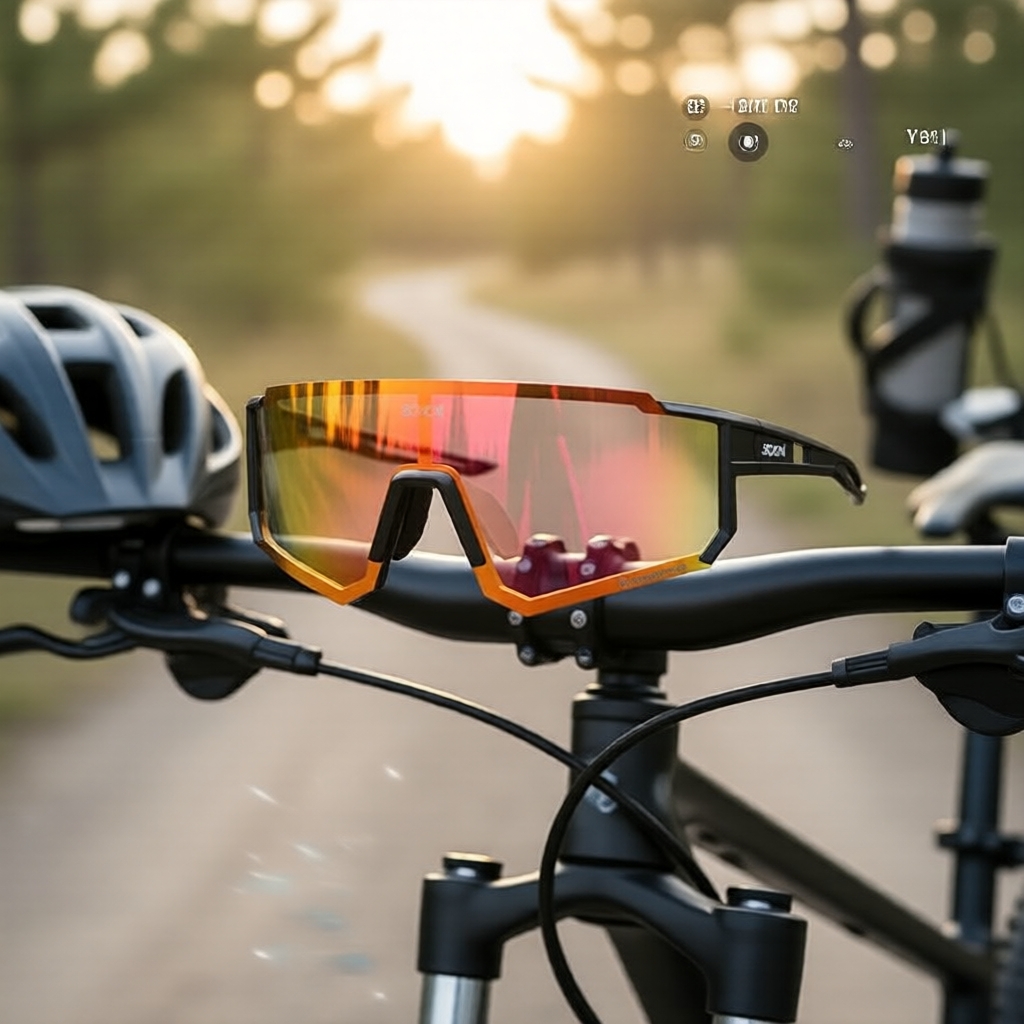 Óculos de Sol Esportivos Fotocromáticos SCVCN UV400 - Óculos para Pesca ao Ar Livre/Ciclismo/MTB Masculino/Feminino