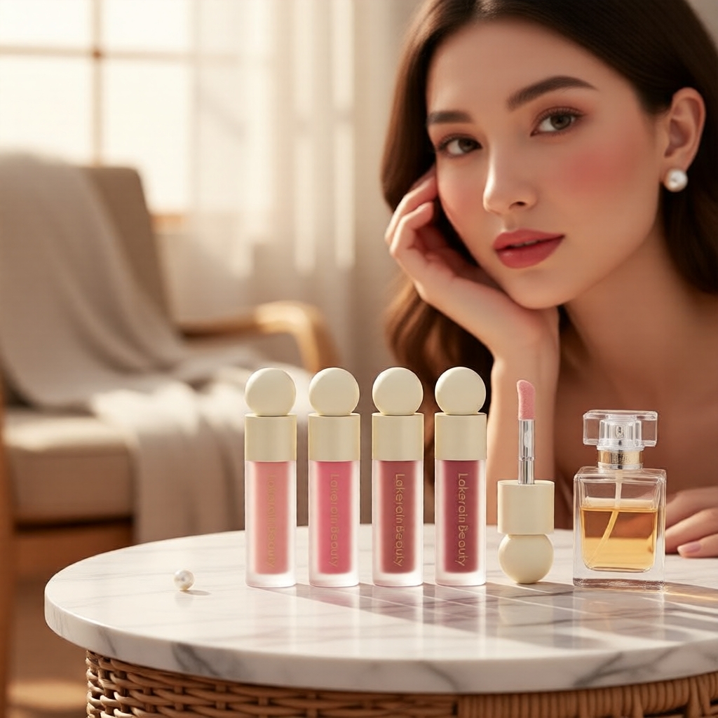 Ibcccndc Líquido Blush, Acabamento Aveludado à Prova d'Água com Longa Duração & Hidratação