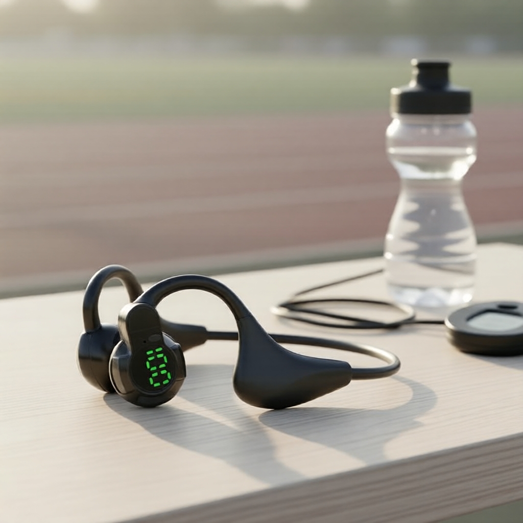XINRAN SpinR9 Fones de Ouvido Bluetooth Mono, Som Nítido e Cancelamento de Ruído, para Academia e Uso Diário