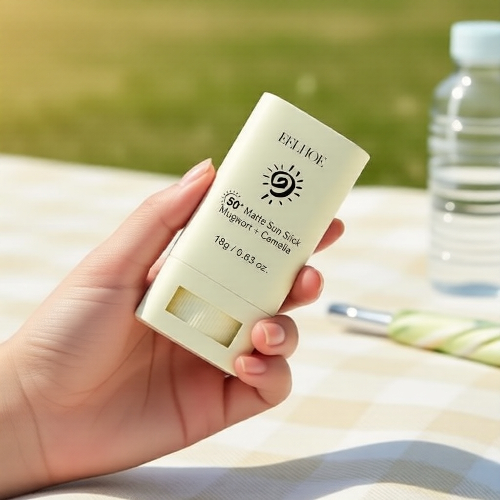 Bastão Protetor Solar Fosco SPF50+ 18g - Antissinais & Hidratante, Não Oleoso, Proteção Multirriscos