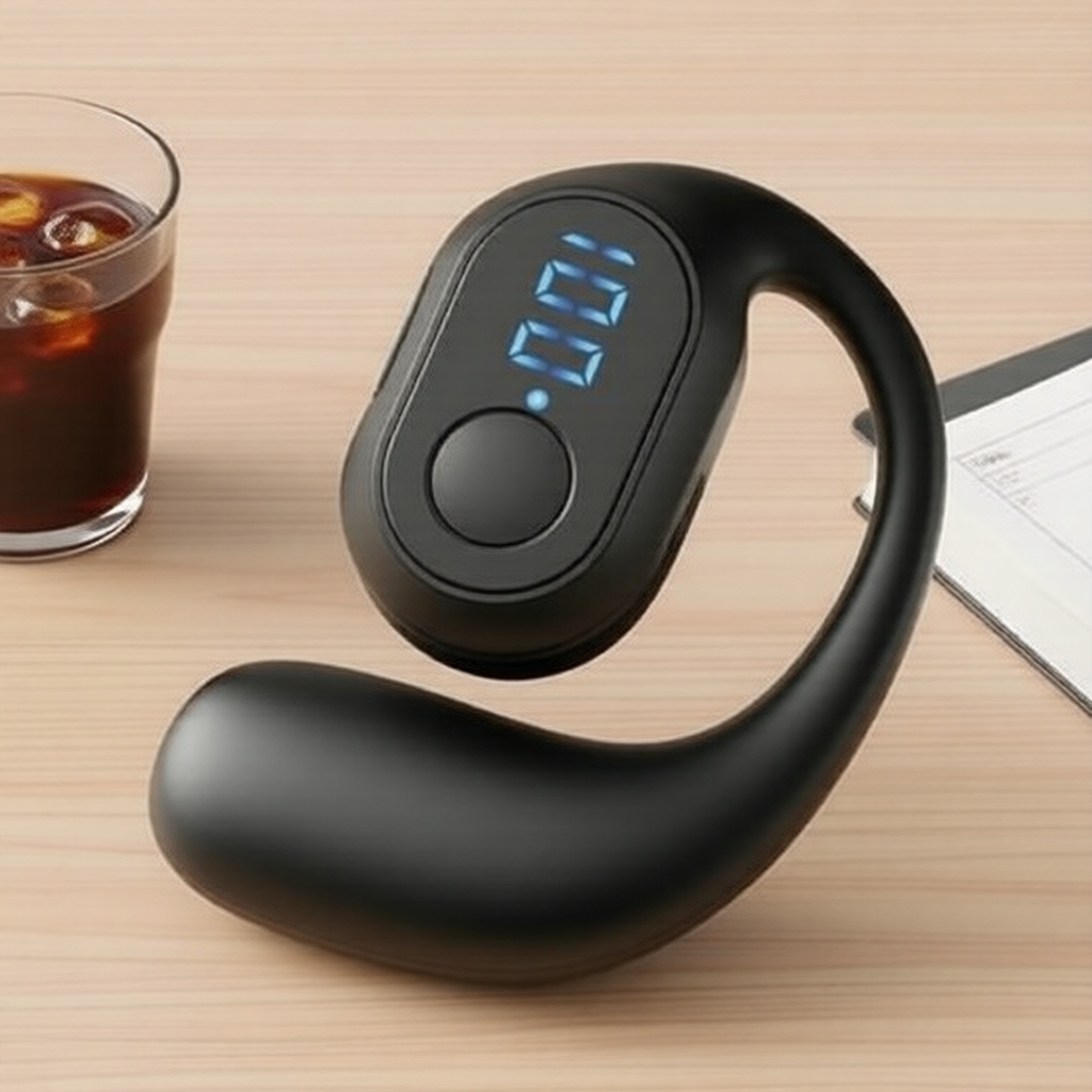 Fones de Ouvido Bluetooth Esportivos Empresariais KY2 Pro, Design Único à Prova d'Água, Microfone HD para Chamadas