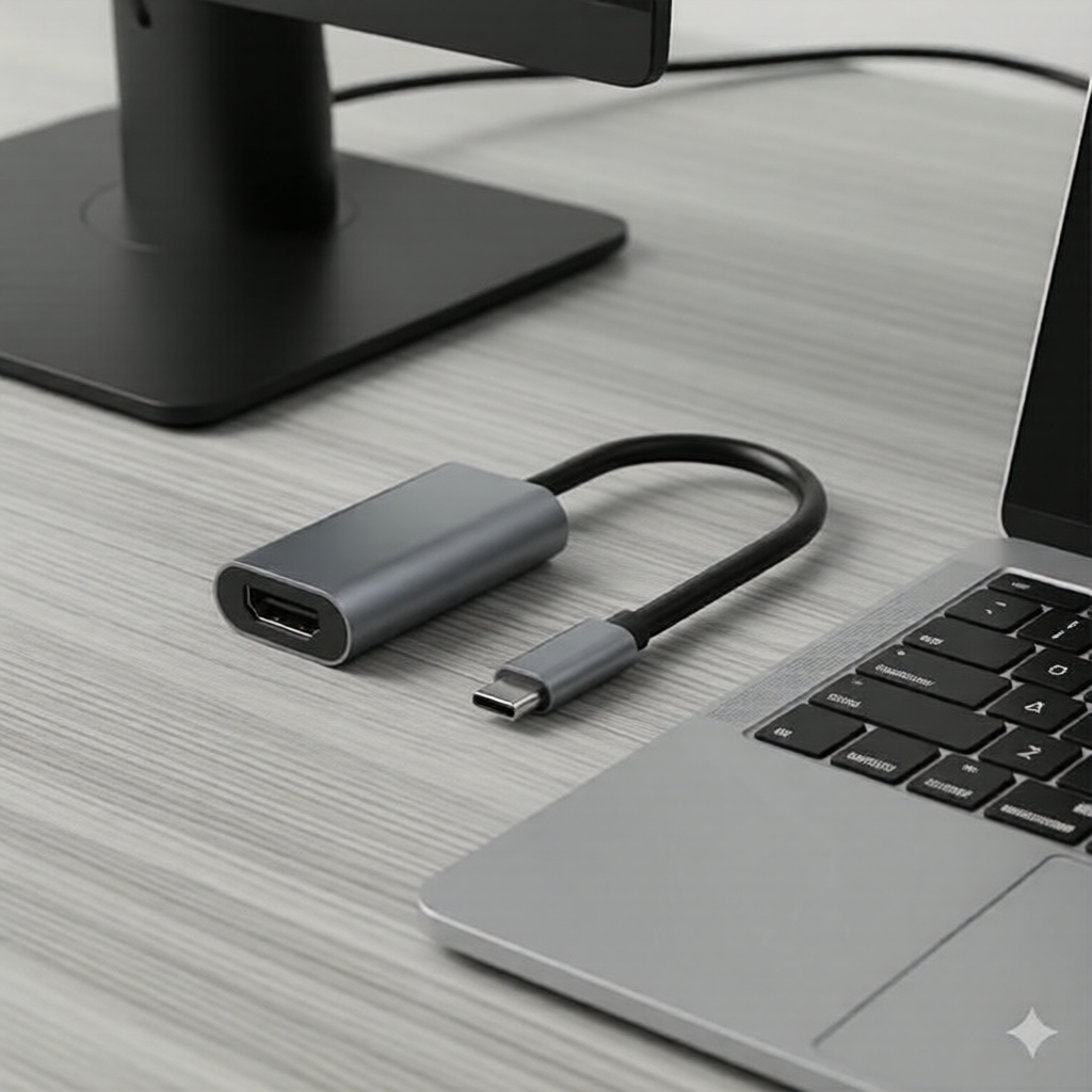 Adaptador USB-C para HDMI 4K 60Hz HD Tipo-C 3.1 para HDTV Conversor para MacBook Pro Laptop Elite X
