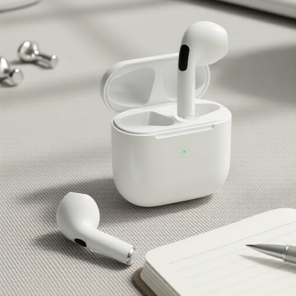 Fones de ouvido TWS Bluetooth 5.3, intra-auriculares, headset gamer com graves potentes, HiFi estéreo e cancelamento de