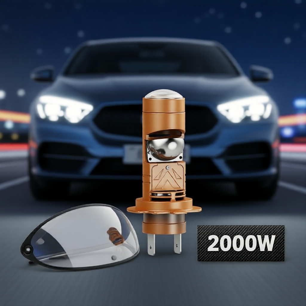 Roadsun H1 H4 H7 H11 2 unidades 30000LM lâmpadas de farol LED Canbus à prova d'água para automóveis