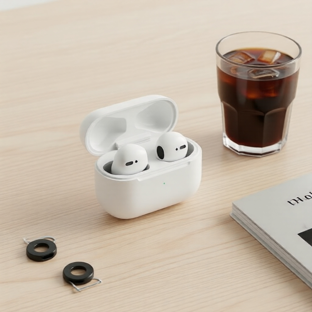 Mini Pro5s Fones de Ouvido Bluetooth – Som Estéreo Hi-Fi, Esportivo à Prova d’Água, Controle Touch & Cancelamento de