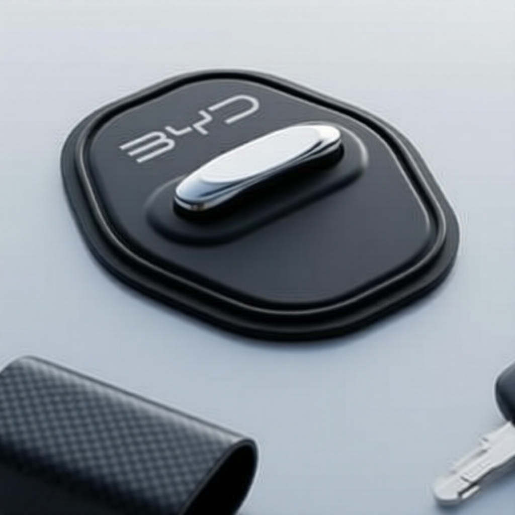 Protetor de Fechadura de Porta de Carro BYD, Capa de Silicone Antirrisco Durável