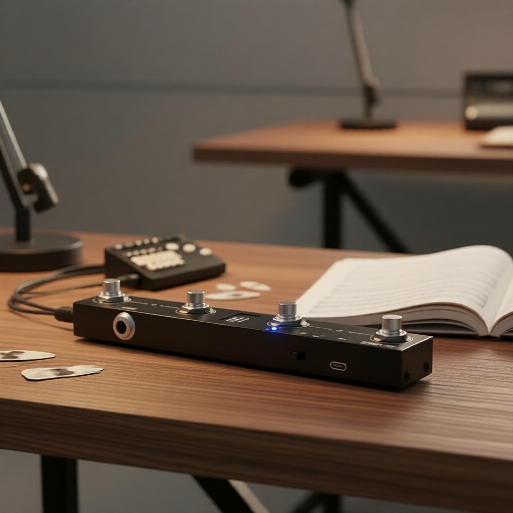 M-VAVE Chocolate Plus Pro MIDI: pedal com 4 botões e controle Flipper
