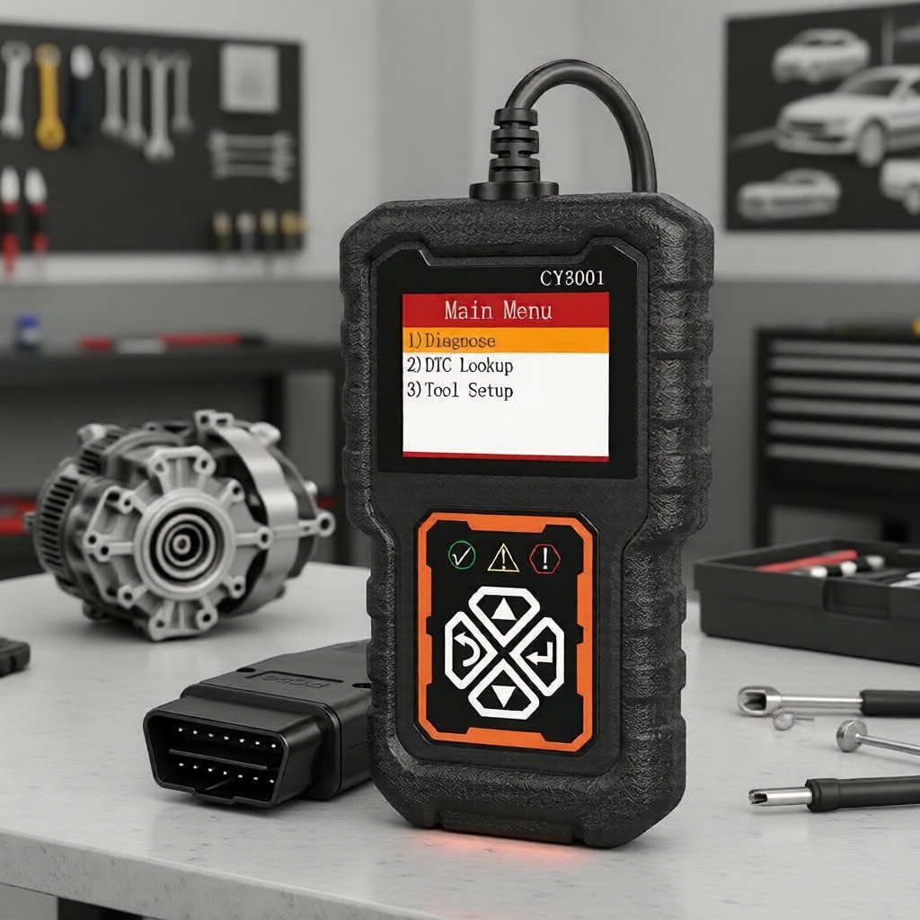 Scanner Automotivo OBD2 Ferramenta Profissional de Diagnóstico com Leitor de Códigos em Tempo Real