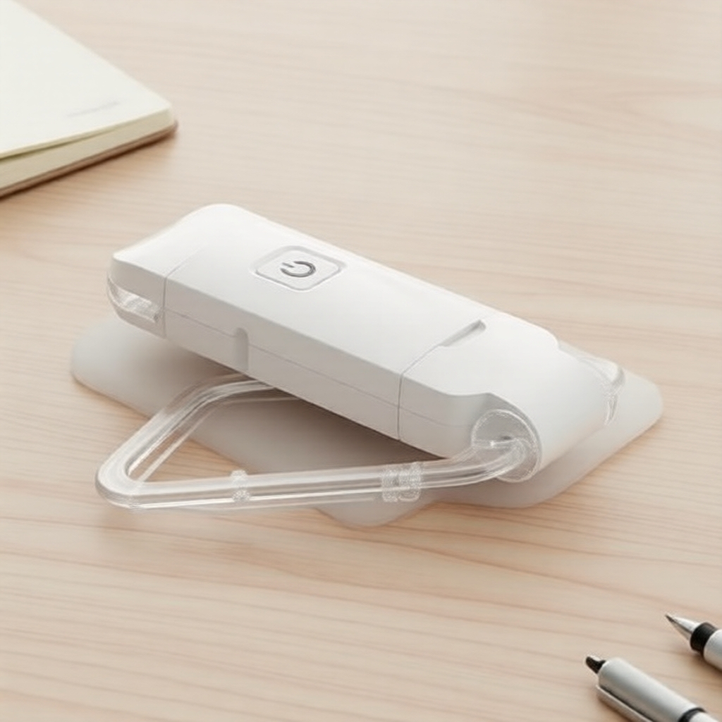 Luz de livro USB regulável em 3 cores, portátil e dobrável, com proteção para os olhos, lâmpada noturna para leitura