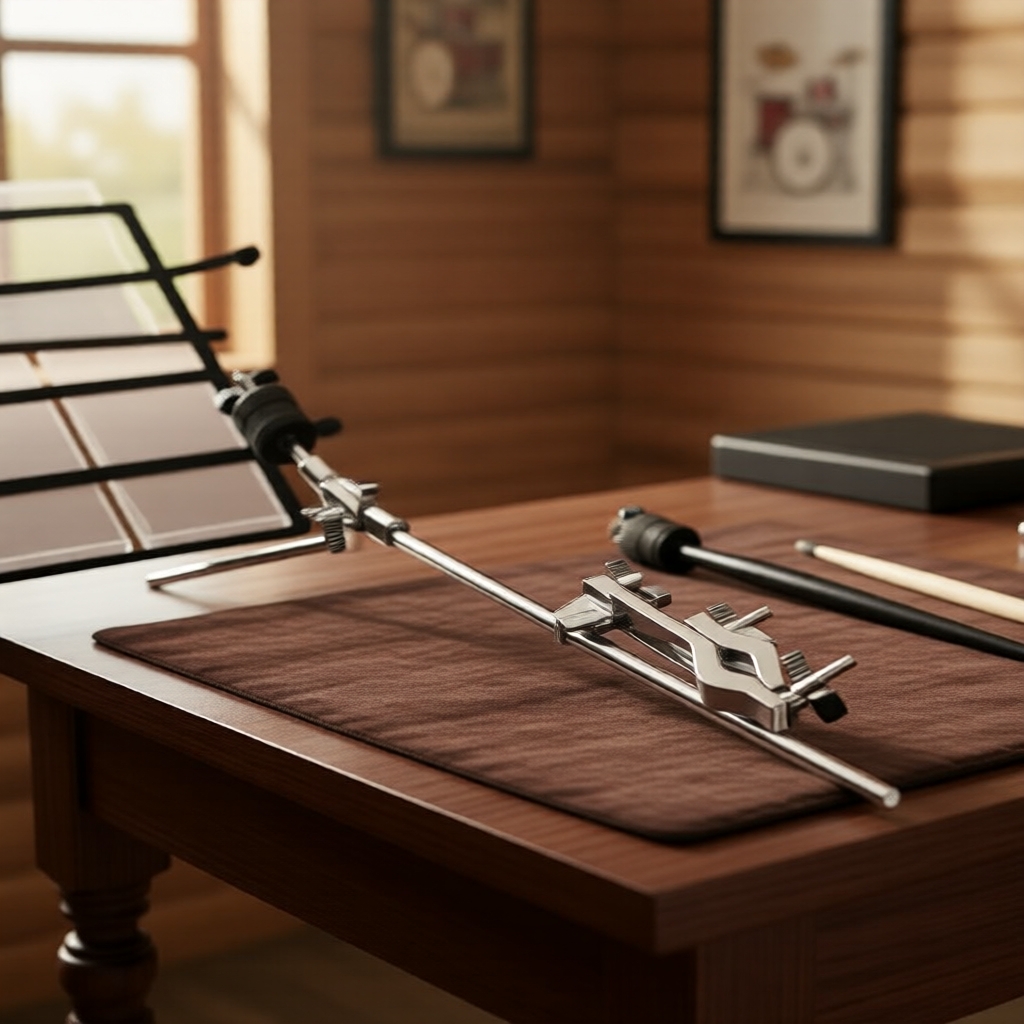 Suporte de Braço Extensível de Chimbal Ajustável Miwayer – Braçadeira para Instrumentos de Percussão, Ideal para Shows
