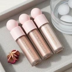 Lakerain Iluminador Líquido Brilho Suave para Corpo e Rosto, Contorno e Bronzer, Realce de Beleza