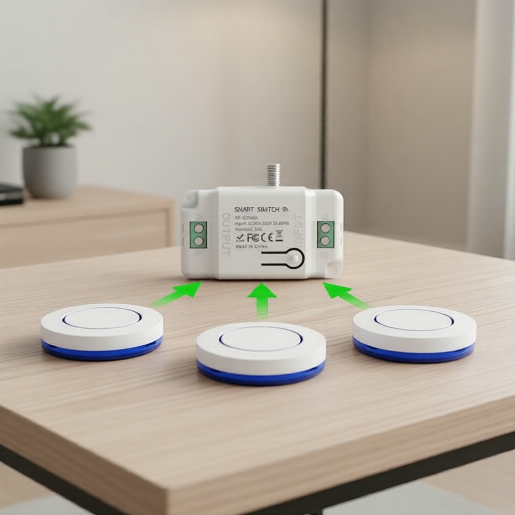 Interruptor Sem Fio De Controle Remoto 2026 433MHz Rf Botão Eletrodomésticos Para Lâmpada Liga/Desliga