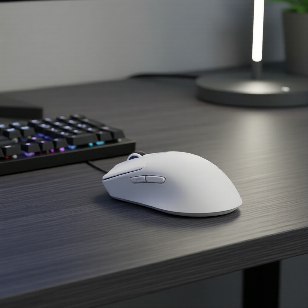 Mouse Gamer Attack Shark X3 Tri-Modo Sem Fio, Sensor PAW3395, 26K DPI, Ultraleve com Botões Programáveis para PC/Laptop