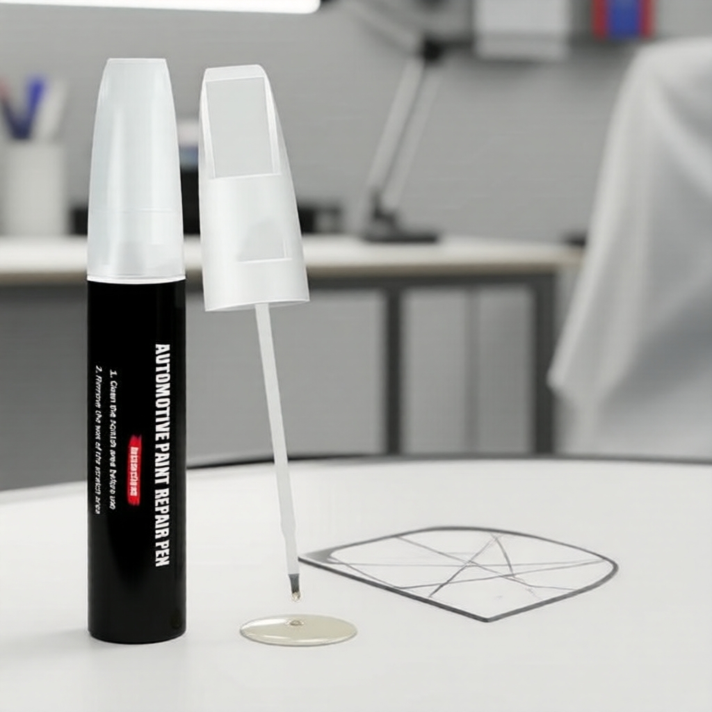Caneta de retoque de tinta branca para acabamento pérola Opal Candy da VW, reparo de arranhões