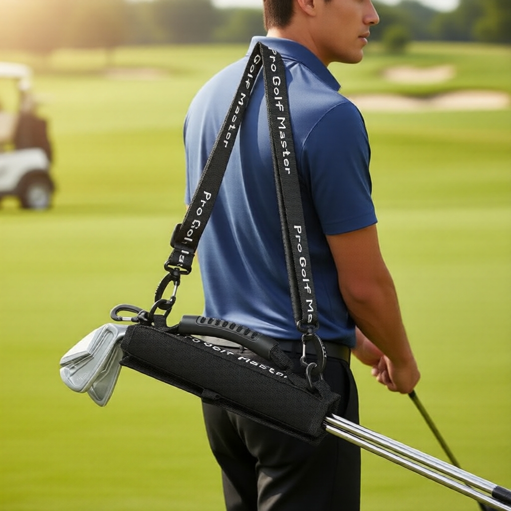 PGM GOLF SOB017 Bolsa de Golfe para 5 tacos, Preta