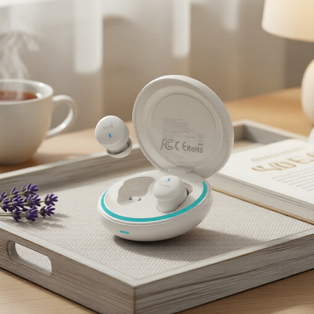 Fones de ouvido Bluetooth HTC NE92 Sleep, 6.0 ENC com cancelamento de ruído, 80