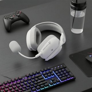 Headset Gamer Sem Fio Attack Shark L80PRO 3 Modos 20ms de Latência Baixa 40mm HiFi 2.4G U…