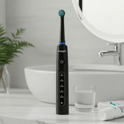 FREEGRIN escova de dentes elétrica recarregável tipo C 600mAh, carregamento rápido 3H, rotação 360° para higiene bucal