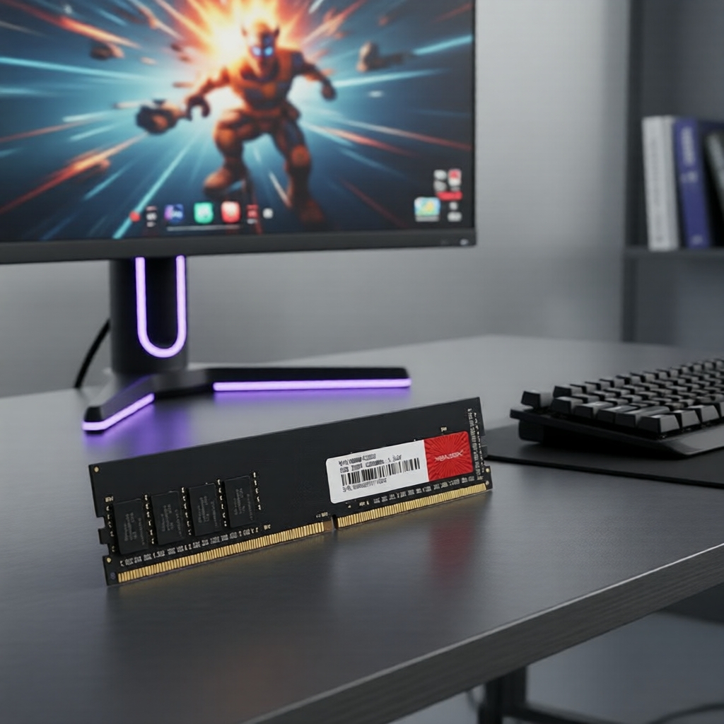 Memória de Desktop para Gamers HUADISK 8GB DDR4 3200MHz UDIMM 288 Pinos